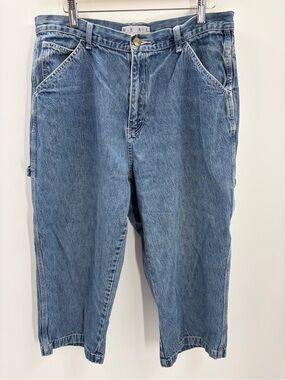 Vintage Rural King REAL Work Wear Carpenter Jeans size 16 Blue Denim Jeans‎